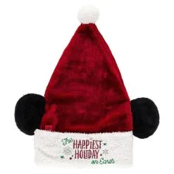 Disney Christmas Hat - Mickey Mouse Santa Ear Hat - Light Up