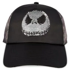 Disney Hat - Baseball Cap - Jack Skellington - Reversible Sequin