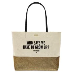 Disney Kate Spade Tote Bag - Who Says We Have To Grow Up? - Canvas