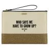 Disney Kate Spade Clutch Bag - Who Says We Have To Grow Up? - Canvas