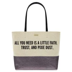 Disney Kate Spade Tote Bag - Faith Trust And Pixie Dust - Canvas