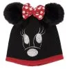 Disney Knit Hat - Minnie Mouse With Plush Ears And Bow - Youth