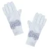 Disney Knit Gloves For Women - Minnie Mouse With Bow - White