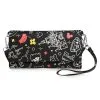Disney Wristlet - Mickey And Minnie Mouse Parks - Black