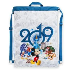 Disney Cinch Sack Bag - 2019 Mickey And Friends - Walt Disney World