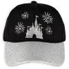 Disney Hat - Baseball Cap - Cinderella Castle With Fireworks