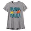 Disney T-Shirt For Women - Lion King - Hakuna Matata - Gray
