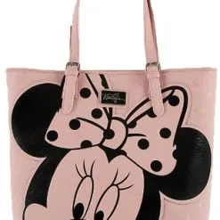 Disney Boutique Tote Bag - Minnie Mouse Face With Coin Purse