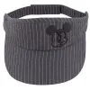 Disney Sun Visor Hat - Mickey Mouse Pinstripe