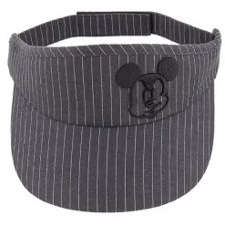 Disney Sun Visor Hat - Mickey Mouse Pinstripe