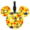 Disney Luggage Bag Tag - TAG - Character Icons - Yellow