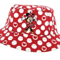 Disney Toddler Bucket Hat - Minnie Dots And Hearts