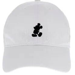 Disney Hat - Nike Baseball Cap - Mickey Mouse Standing - White