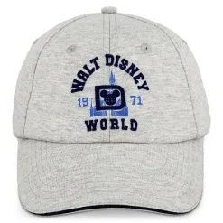 Disney Hat - Baseball Cap - Walt Disney World 1971 Jersey - Gray