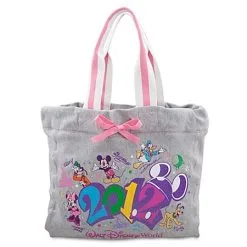 Disney Tote Bag - 2012 Pastel Pink - Walt Disney World Bag