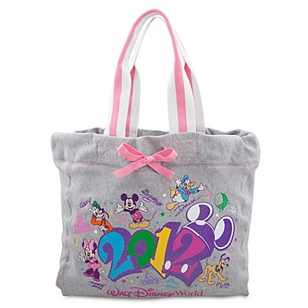 Disney Tote Bag - 2012 Pastel Pink - Walt Disney World Bag 1 Disney Tote Bag - 2012 Pastel Pink - Walt Disney World Bag