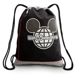 Disney Cinch Bag - Walt Disney World Classic Logo - Black