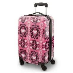 Disney Rolling Luggage - Pink Mickey Mouse Icon - 20"