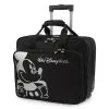 Disney Rolling Luggage - Mickey Mouse Design - Black And White - 15"