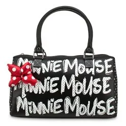 Disney Purse Bag - Minnie Mouse Polka Dot Purse - Black