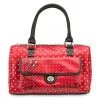 Disney Purse Bag - Minnie Mouse Polka Dot Barrel Bag - Red