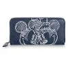 Disney Boutique Wallet - Mickey And Minnie Mouse - Embroidered - Navy
