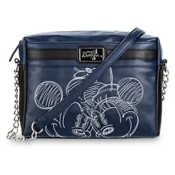 Disney Boutique Crossbody Bag - Mickey And Minnie Mouse - Embroidered