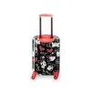 Disney Rolling Luggage - Mickey And Minnie Mouse Faces - 21"