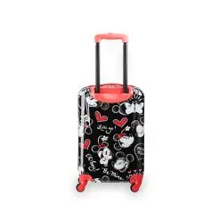 Disney Rolling Luggage - Mickey And Minnie Mouse Faces - 21"
