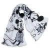 Disney Scarf - Mickey Mouse Classic - Black And White