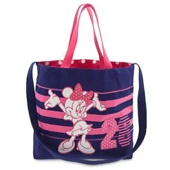 Disney Tote Bag - Minnie Mouse 28 Striped - Pink