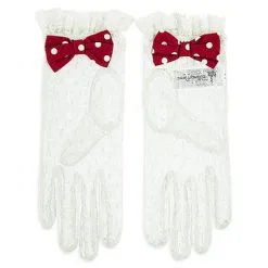 Disney Gloves For Women - Minnie Mouse Lace