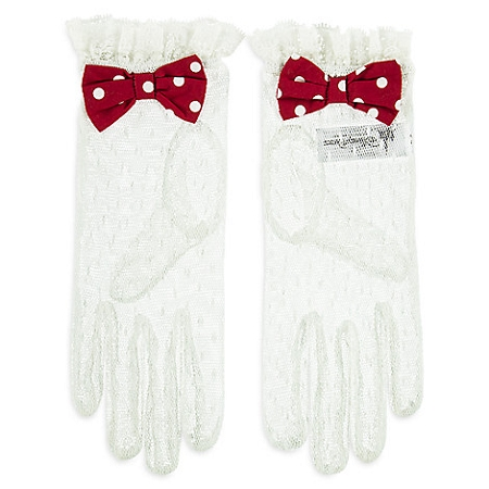 Disney Gloves For Women - Minnie Mouse Lace 1 Disney Gloves For Women - Minnie Mouse Lace