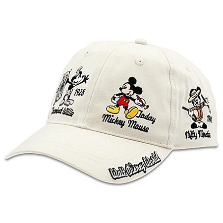 Disney Hat - Baseball Cap - Through The Years Mickey Mouse 1 Disney Hat - Baseball Cap - Through The Years Mickey Mouse
