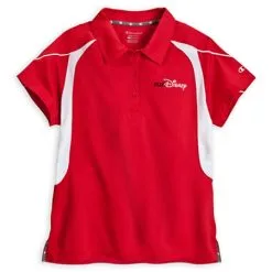 Disney Shirt For Women - RunDisney Performance Polo Shirt - Red