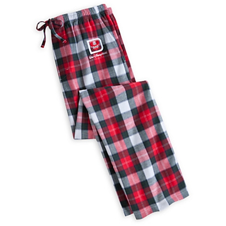 Disney Adult Lounge Pants - Holiday Mickey Mouse - Plaid 1 Disney Adult Lounge Pants - Holiday Mickey Mouse - Plaid