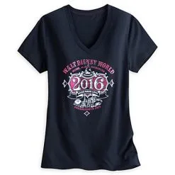 Disney Shirt For Women - Walt Disney World 2016 Tee - Black