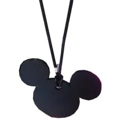 Disney Luggage Bag Tag - Mickey Mouse Icon - Black