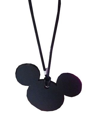 Disney Luggage Bag Tag - Mickey Mouse Icon - Black 1 Disney Luggage Bag Tag - Mickey Mouse Icon - Black