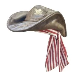 Disney Hat - Pirates Of The Caribbean Pirate Hat With Headband