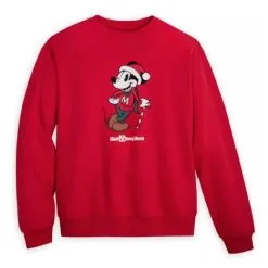 Disney Adults Sweater - Mickey Mouse Christmas - Red