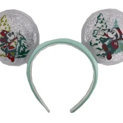 Disney Ears Headband - 2022 Holiday Snow Globe - Mickey & Minnie
