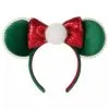 Disney Ears Headband - Christmas Pom And Sequin