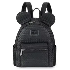 Disney Loungefly Backpack - Mickey Mouse Woven - Black