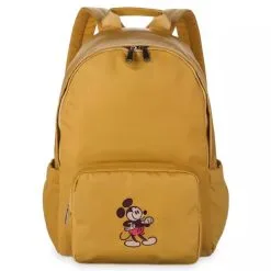 Disney Backpack Bag - Mickey Mouse Genuine - Gold