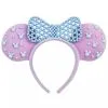 Disney Ears Headband - Minnie Beaded - Pink & Blue