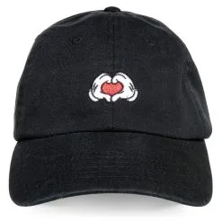 Disney Hat - Baseball Cap - Mickey Mouse Heart Hands