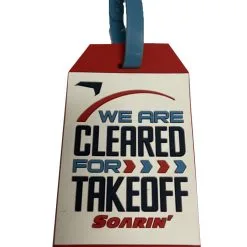 Disney Luggage Bag Tag - Soarin' - Cleared For Take Off