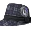 Disney Fedora Hat - Haunted Mansion - Plaid