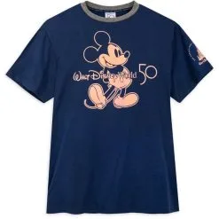 Disney Shirt For Adults - Walt Disney World 50th Anniversary Ringer